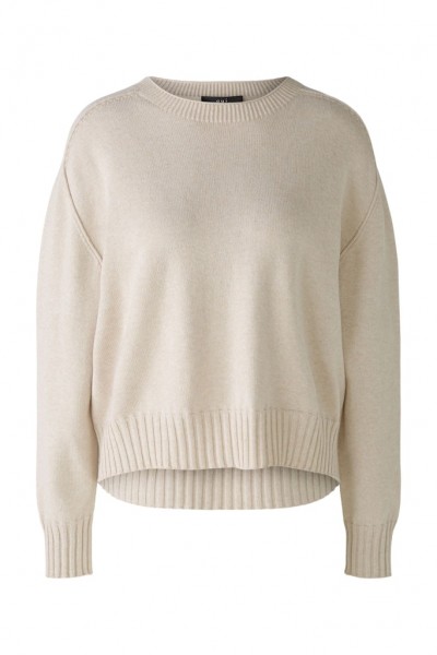 Oui Pullover mit Baumwolle und Viskose