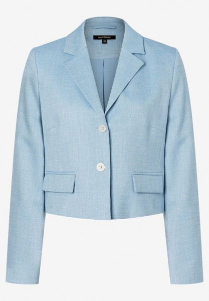 More &amp; More kurzer Blazer hellblau Frühjahrs-Kollektion