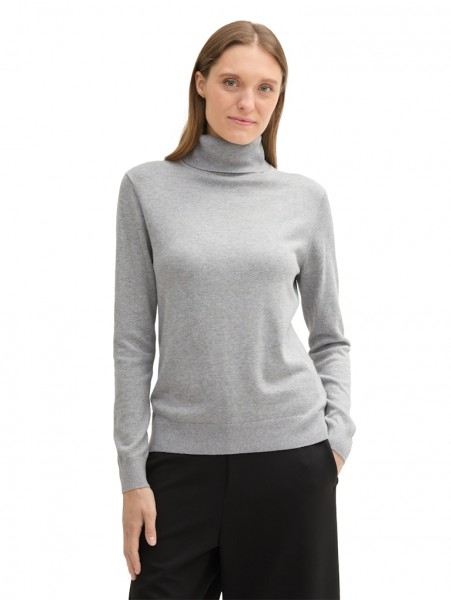 Tom Tailor Basic Rollkragenpullover