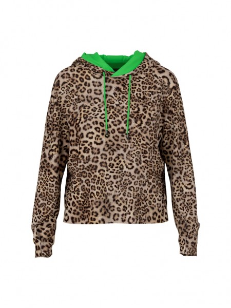 Marc Cain Sports Sweatshirt in Leo-Print