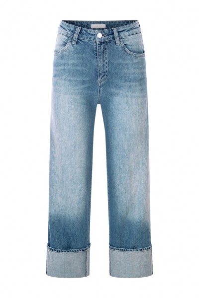 Rich &amp; Royal Culotte Roll-Up Denim Organic