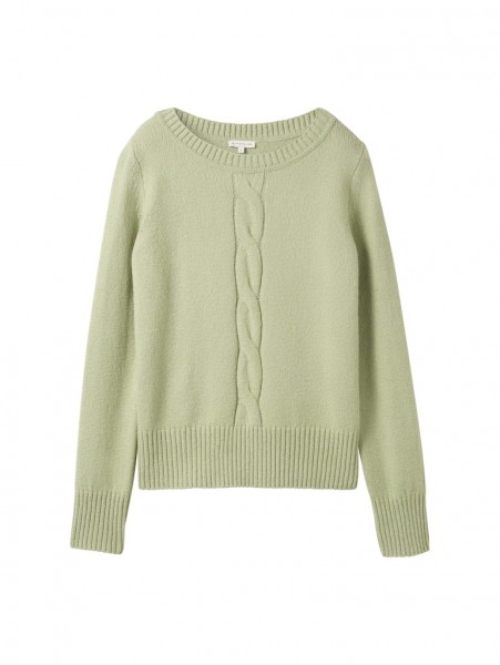 Tom Tailor knit boatneck with cable