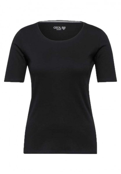 Cecil Basic T-Shirt in Unifarbe