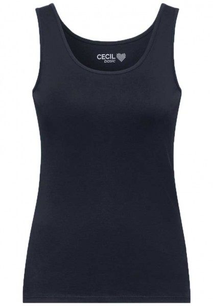 Cecil Basic Top in Unifarbe