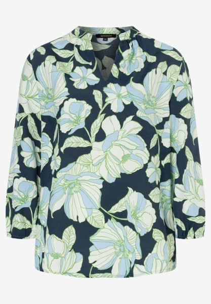 More &amp; More Viskosebluse Flowerprint