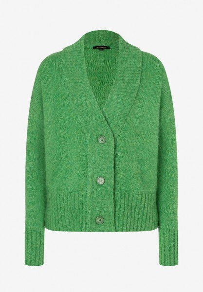 More &amp; More Cardigan soft warm green Frühjahrs-Kollektion