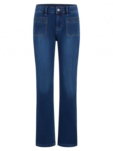 Buena Vista Jeans Stella-Zip Straight Stretch Denim