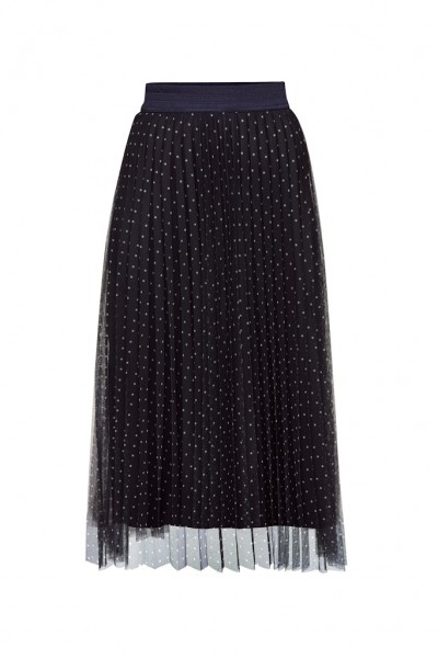 Rich &amp; Royal Printed tulle skirt