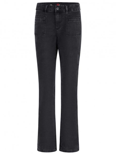 Buena Vista Jeans Stella-Zip Straight Stretch Denim