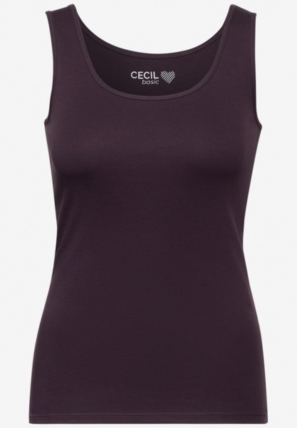 Cecil Basic Top in Unifarbe