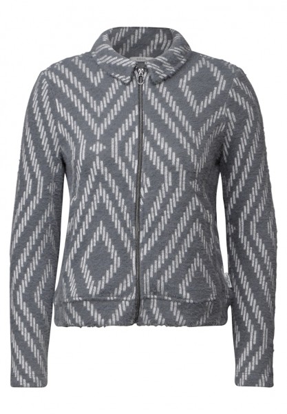 Cecil Federgarn-Cardigan mit Print