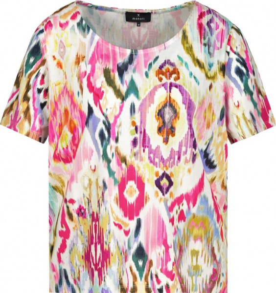 Monari T-Shirt mit Ikat-Muster