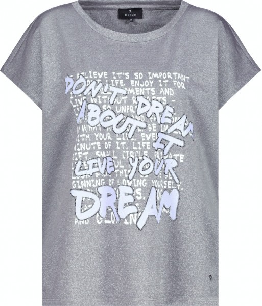 Monari T-Shirt | Wording-Print mit Damenmode & Schmitz Tops T-Shirts T-Shirts | Modehaus | Das 