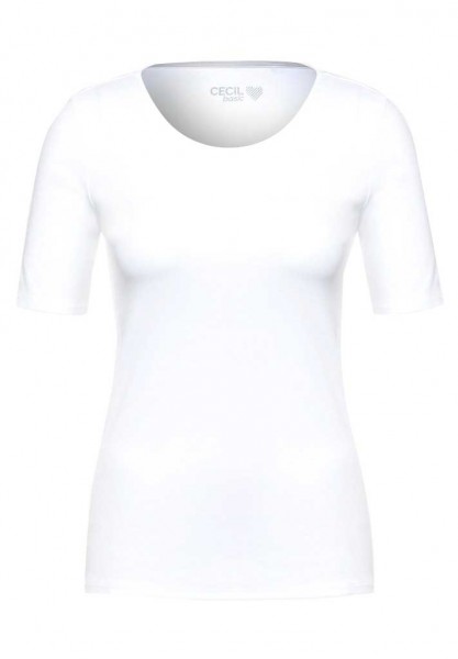 Cecil Basic T-Shirt in Unifarbe