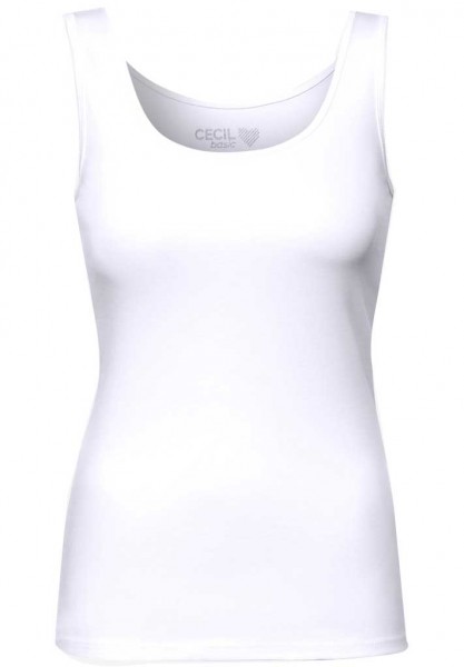 Cecil Basic Top in Unifarbe