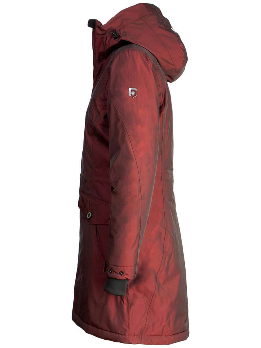 Neu Wellensteyn Mantel s Wintermantel Winterjacke gefüttert rot online