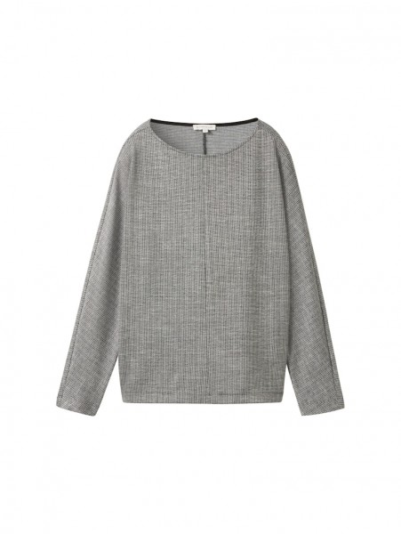 Tom Tailor Loose Fit Sweatshirt mit Fledermausärmeln